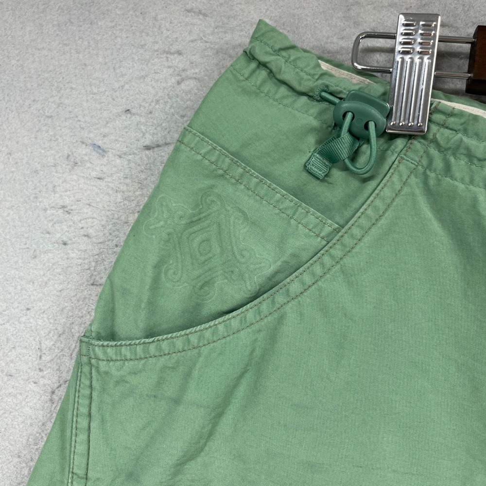 Columbia Shorts Women Medium Green Gorpcore Granola Outdoor Utility Hiking Trail - Picture 2 of 8